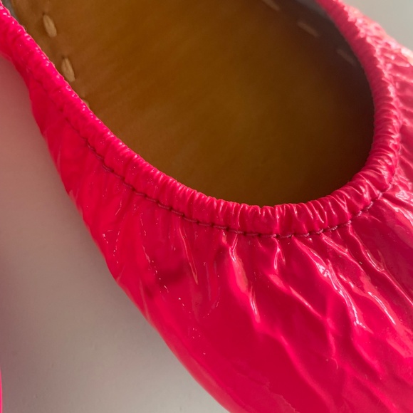 Tieks Pop Pink Patent Sold Out Limited Edition Neon  Pop Pink Tieks size 9